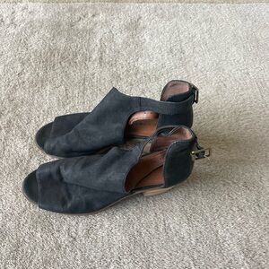 Women's Black Peep-Toe Sandals Lucky Brand